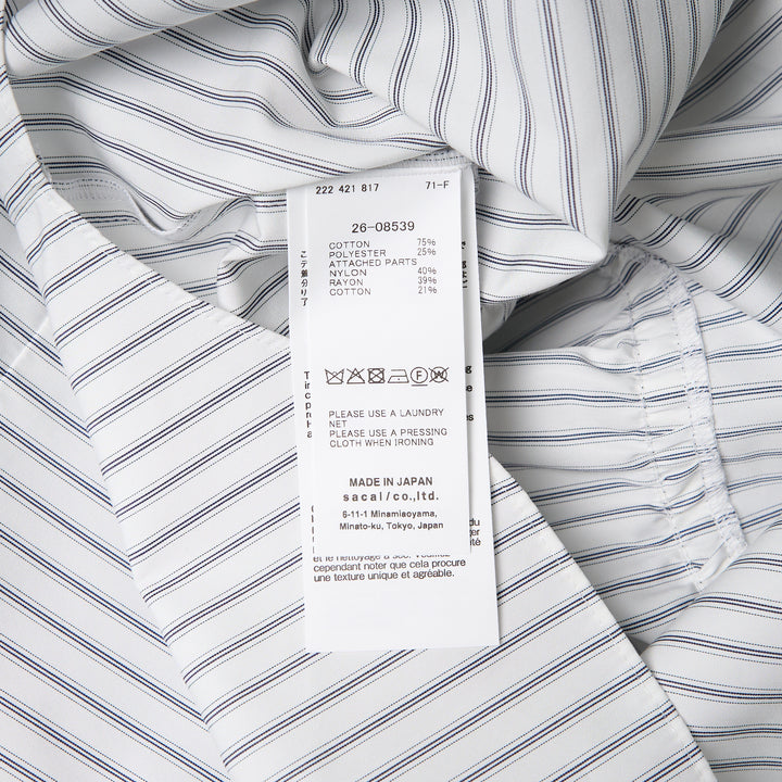 sacai Poplin Shirt – Available at Club 21, Official Retailer in Singapore, Malaysia & Thailand with Global Shipping Online