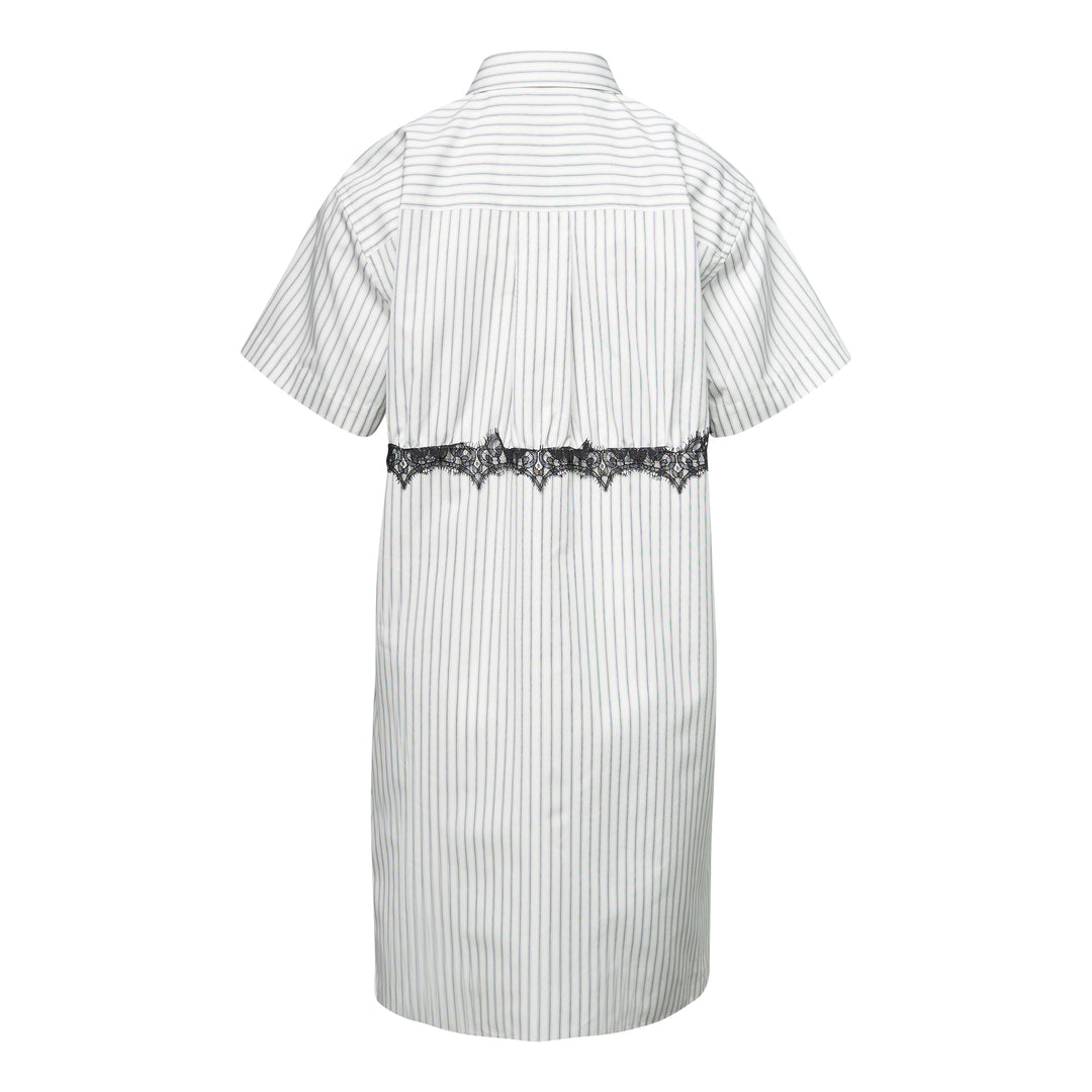 sacai Striped Poplin Dress – Available at Club 21, Official Retailer in Singapore, Malaysia & Thailand with Global Shipping Online