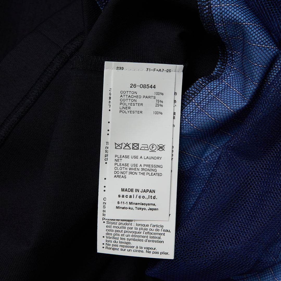 sacai Poplin x Cotton Jersey T-Shirt – Available at Club 21, Official Retailer in Singapore, Malaysia & Thailand with Global Shipping Online
