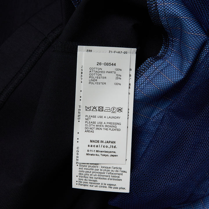 sacai Poplin x Cotton Jersey T-Shirt – Available at Club 21, Official Retailer in Singapore, Malaysia & Thailand with Global Shipping Online