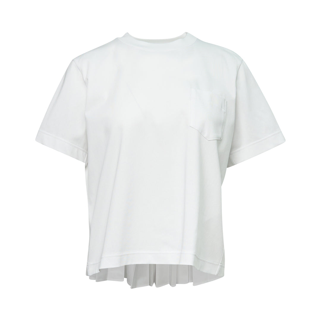 sacai Poplin x Cotton Jersey T-Shirt – Available at Club 21, Official Retailer in Singapore, Malaysia & Thailand with Global Shipping Online