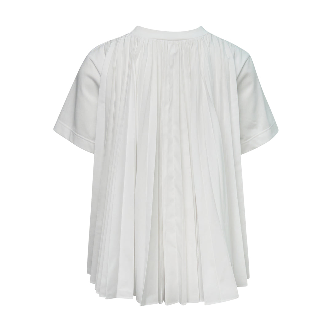 sacai Poplin x Cotton Jersey T-Shirt – Available at Club 21, Official Retailer in Singapore, Malaysia & Thailand with Global Shipping Online