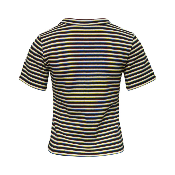 sacai Stripe Cotton Rib T-Shirt – Available at Club 21, Official Retailer in Singapore, Malaysia & Thailand with Global Shipping Online