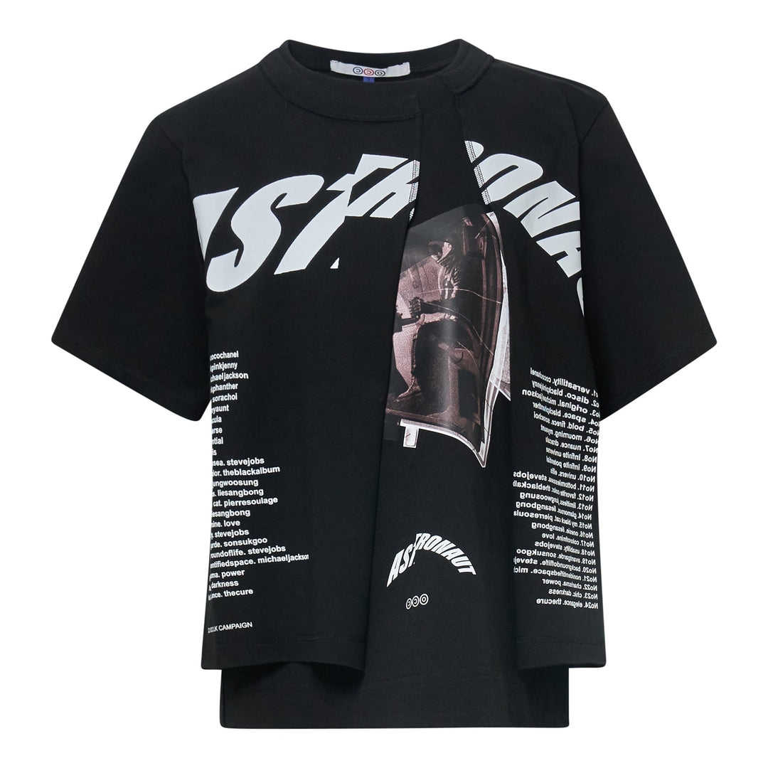 Astronaut Avant-Garde Black T-Shirt
