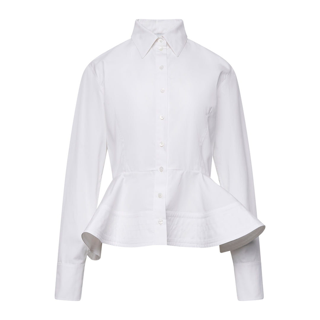 Stella McCartney Poplin Peplum Shirt – Available at Club 21, Official Retailer in Singapore, Malaysia & Thailand with Global Shipping Online