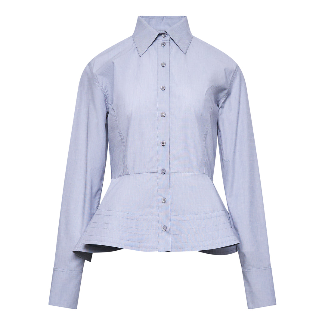 Stella McCartney Chambray Peplum Shirt – Available at Club 21, Official Retailer in Singapore, Malaysia & Thailand with Global Shipping Online