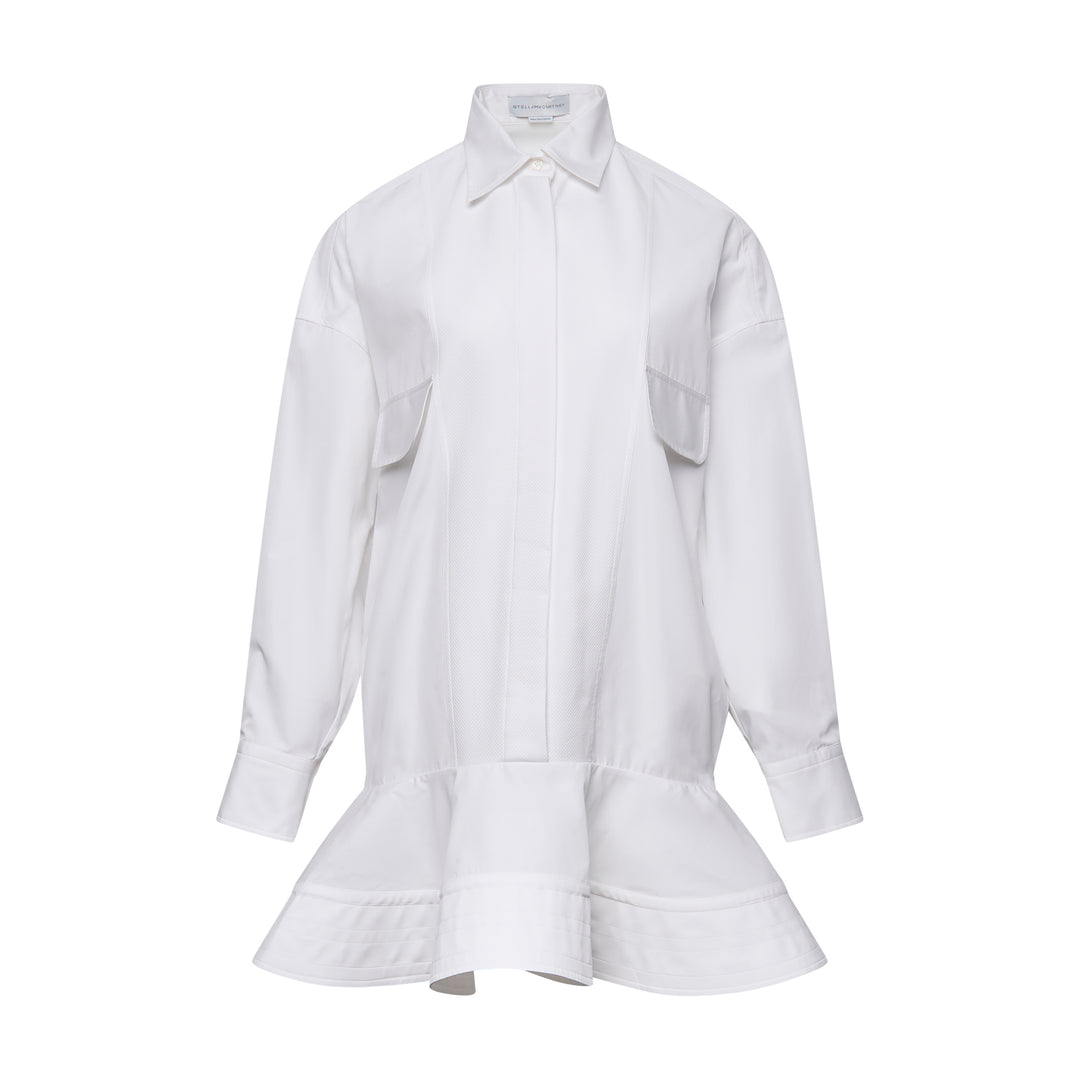 Stella McCartney Poplin Peplum Pique Shirt – Available at Club 21, Official Retailer in Singapore, Malaysia & Thailand with Global Shipping Online