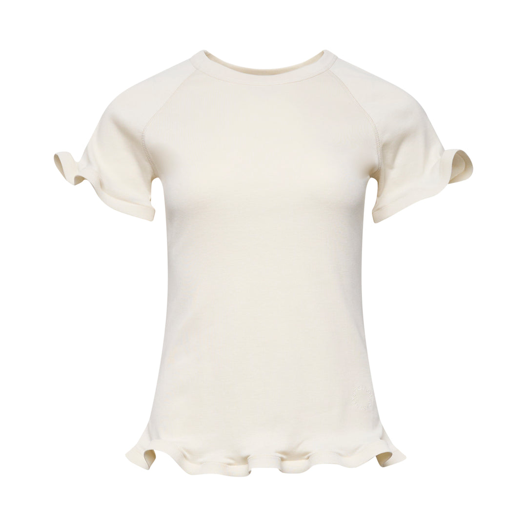 Stella McCartney Frilled Hem Rib T-Shirt – Available at Club 21, Official Retailer in Singapore, Malaysia & Thailand with Global Shipping Online