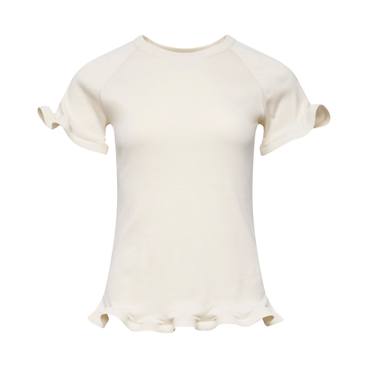 Stella McCartney Frilled Hem Rib T-Shirt – Available at Club 21, Official Retailer in Singapore, Malaysia & Thailand with Global Shipping Online