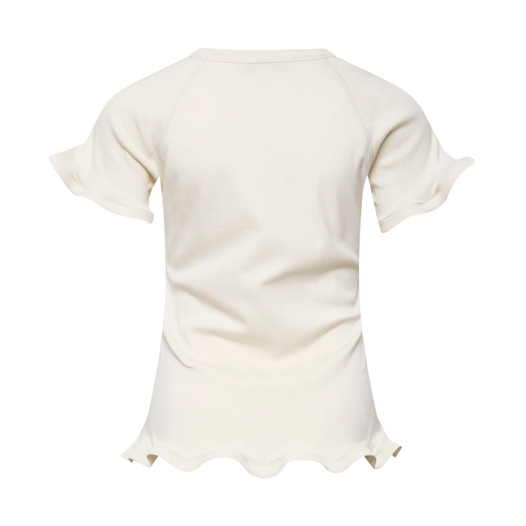 Stella McCartney Frilled Hem Rib T-Shirt – Available at Club 21, Official Retailer in Singapore, Malaysia & Thailand with Global Shipping Online