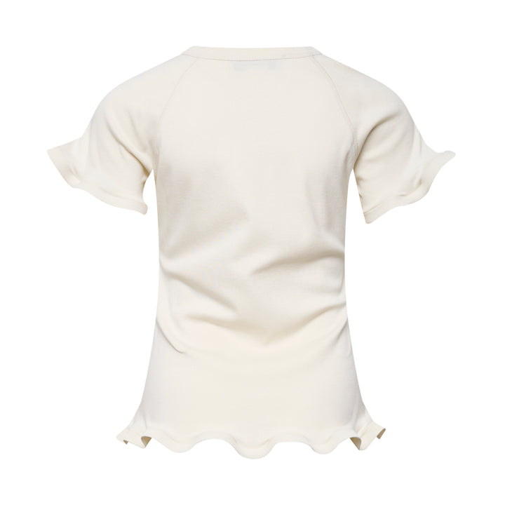 Stella McCartney Frilled Hem Rib T-Shirt – Available at Club 21, Official Retailer in Singapore, Malaysia & Thailand with Global Shipping Online
