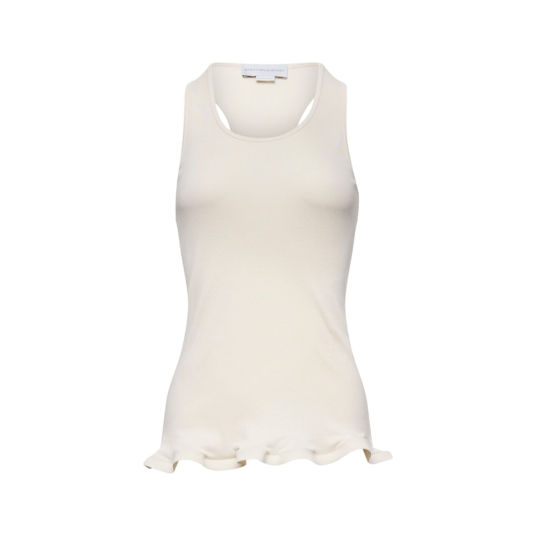 Stella McCartney Frilled Hem Rib Tank – Available at Club 21, Official Retailer in Singapore, Malaysia & Thailand with Global Shipping Online