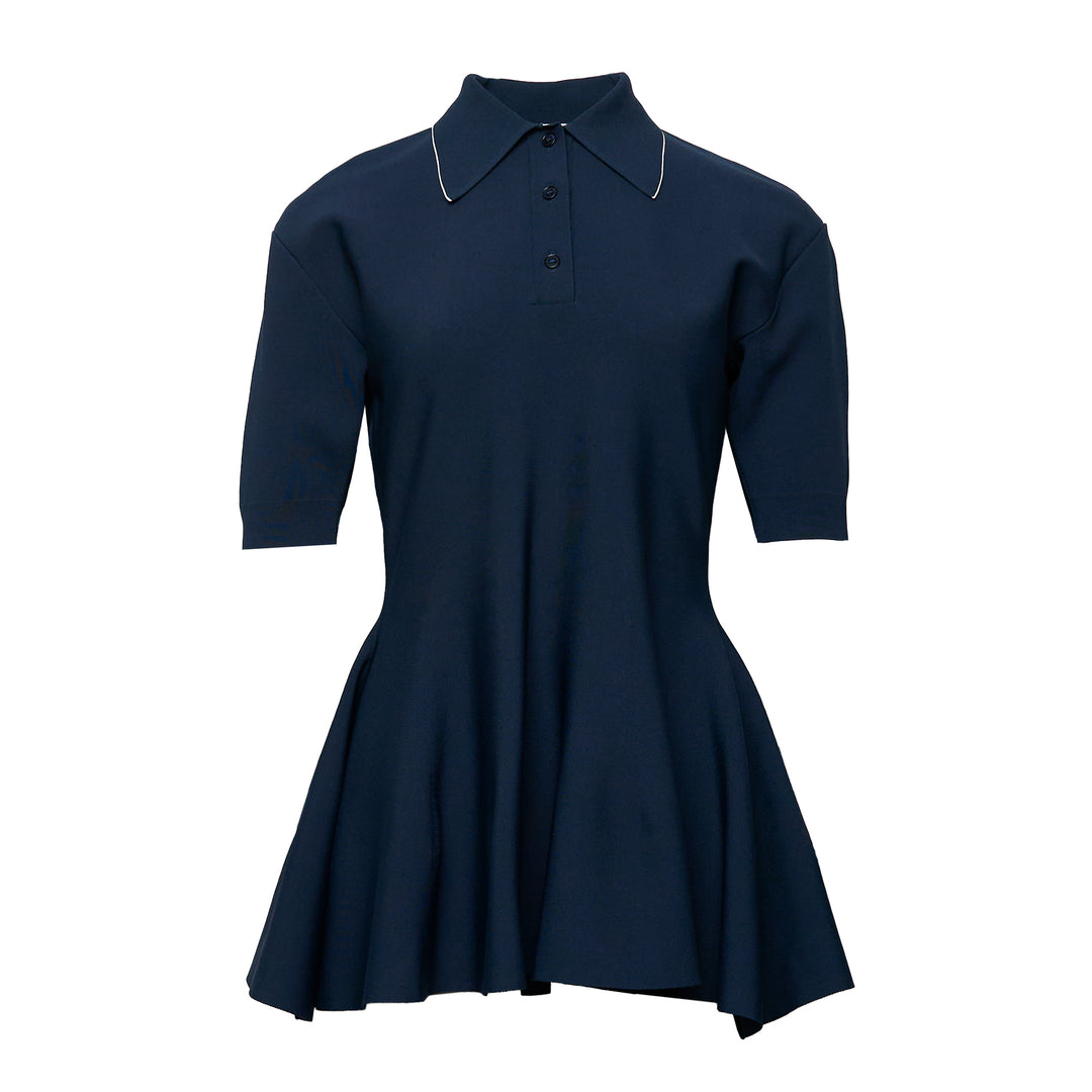 Stella McCartney Compact Knit Peplum Polo – Available at Club 21, Official Retailer in Singapore, Malaysia & Thailand with Global Shipping Online