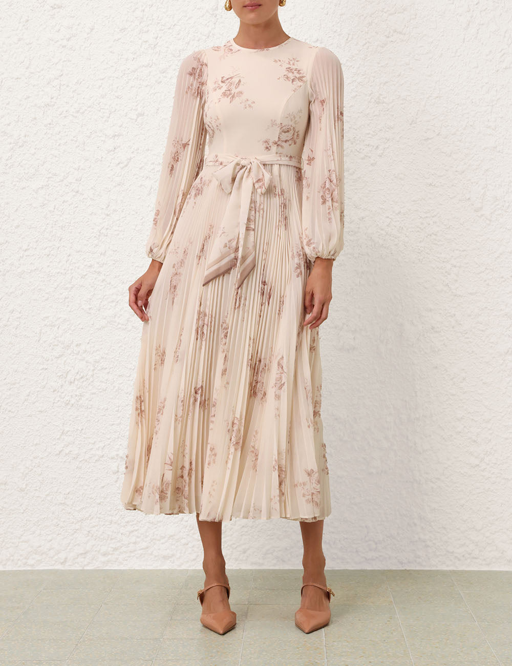 Sunray Long Sleeve Dress