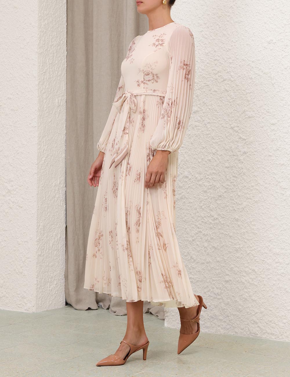 Sunray Long Sleeve Dress
