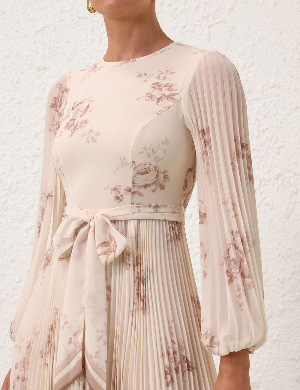 Sunray Long Sleeve Dress