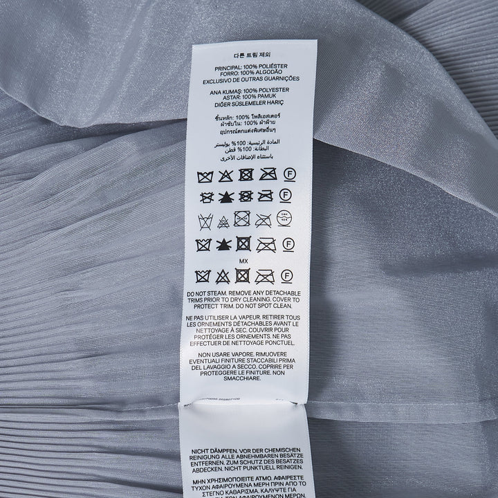 Pleated Tiered Midi Skirt