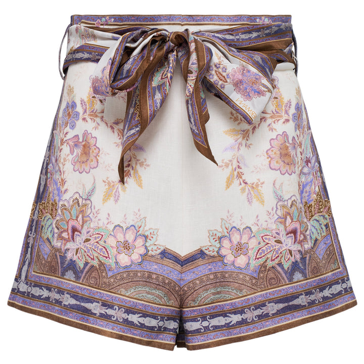 Luna Scarf Tie Shorts