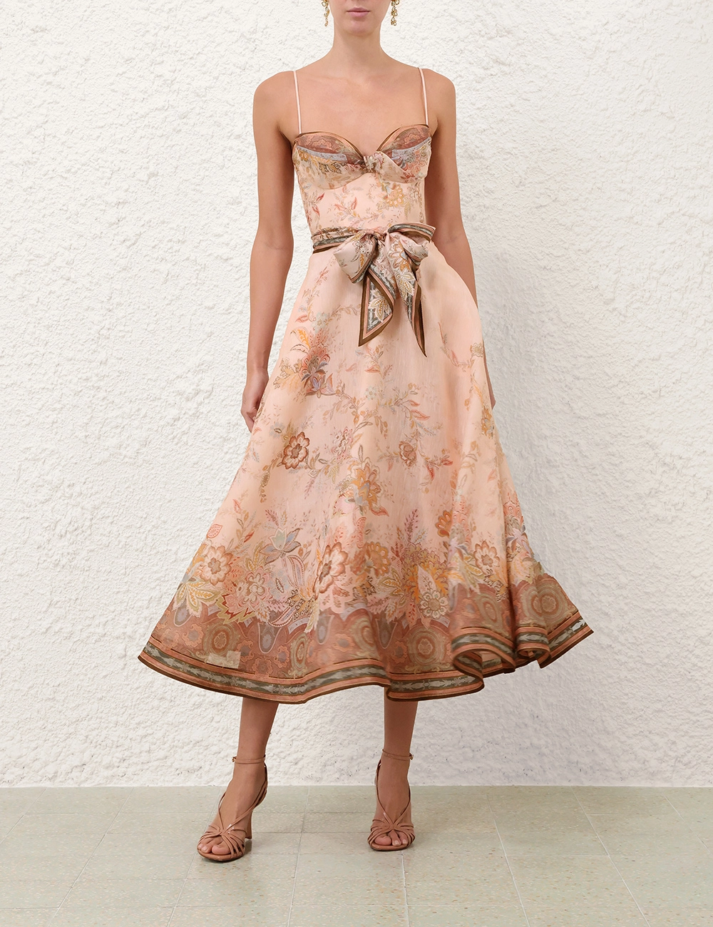 ZIMMERMANN Alchemy Structured Midi Dress - view 2