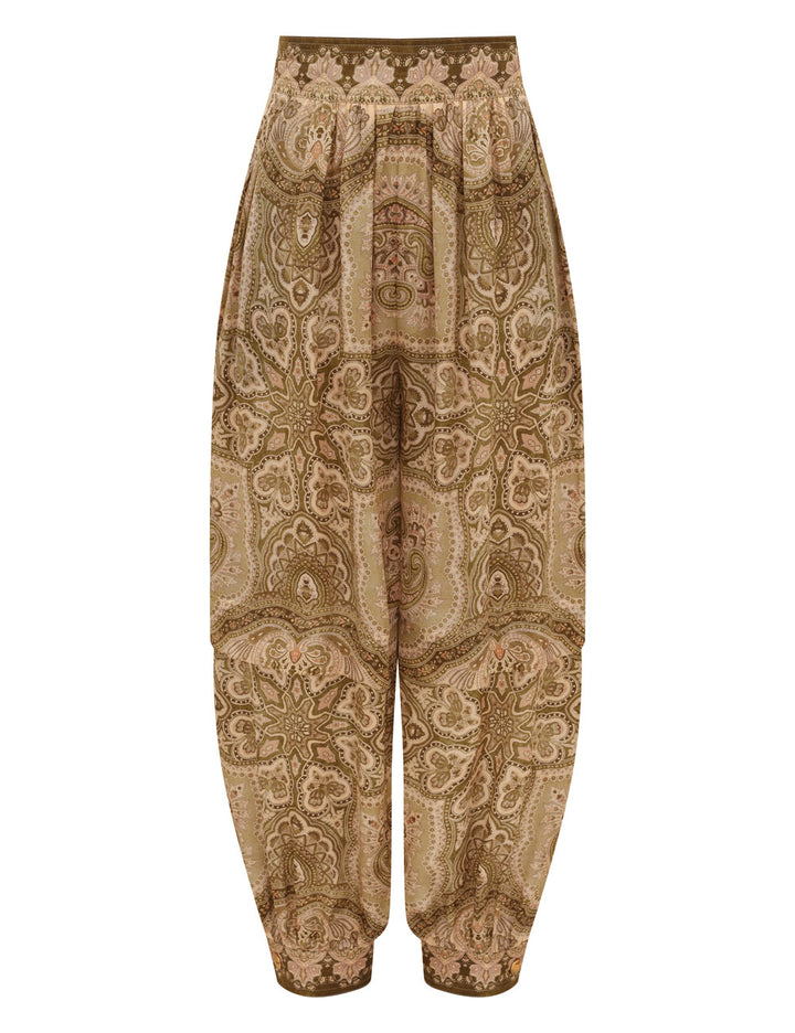 Luna Satin Harem Pants
