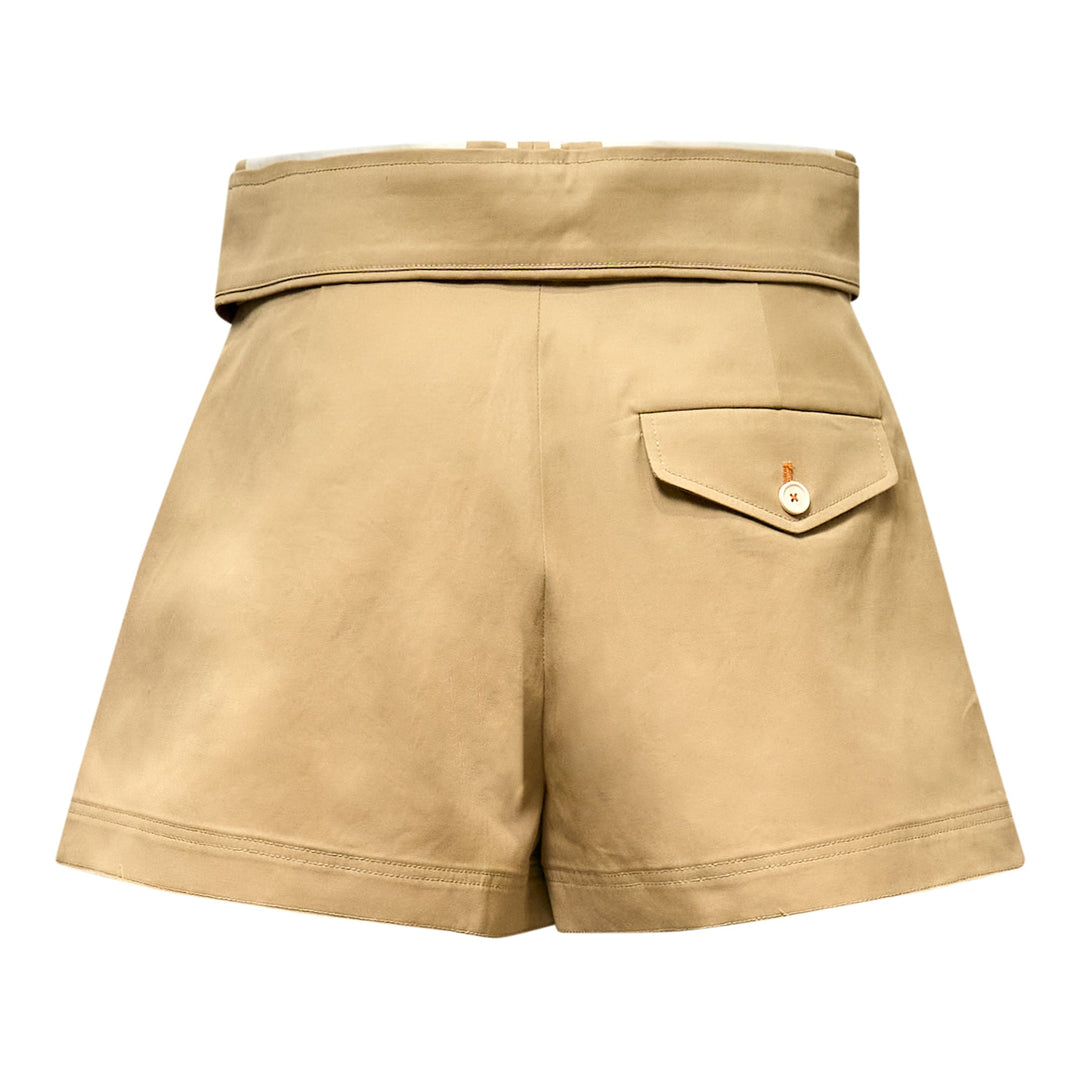 Turn-Over Two Tuck Shorts
