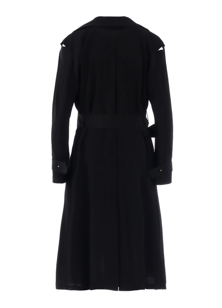 Yohji Yamamoto Wrap Trench Coat – Available at Club 21, Official Retailer in Singapore, Malaysia & Thailand with Global Shipping Online