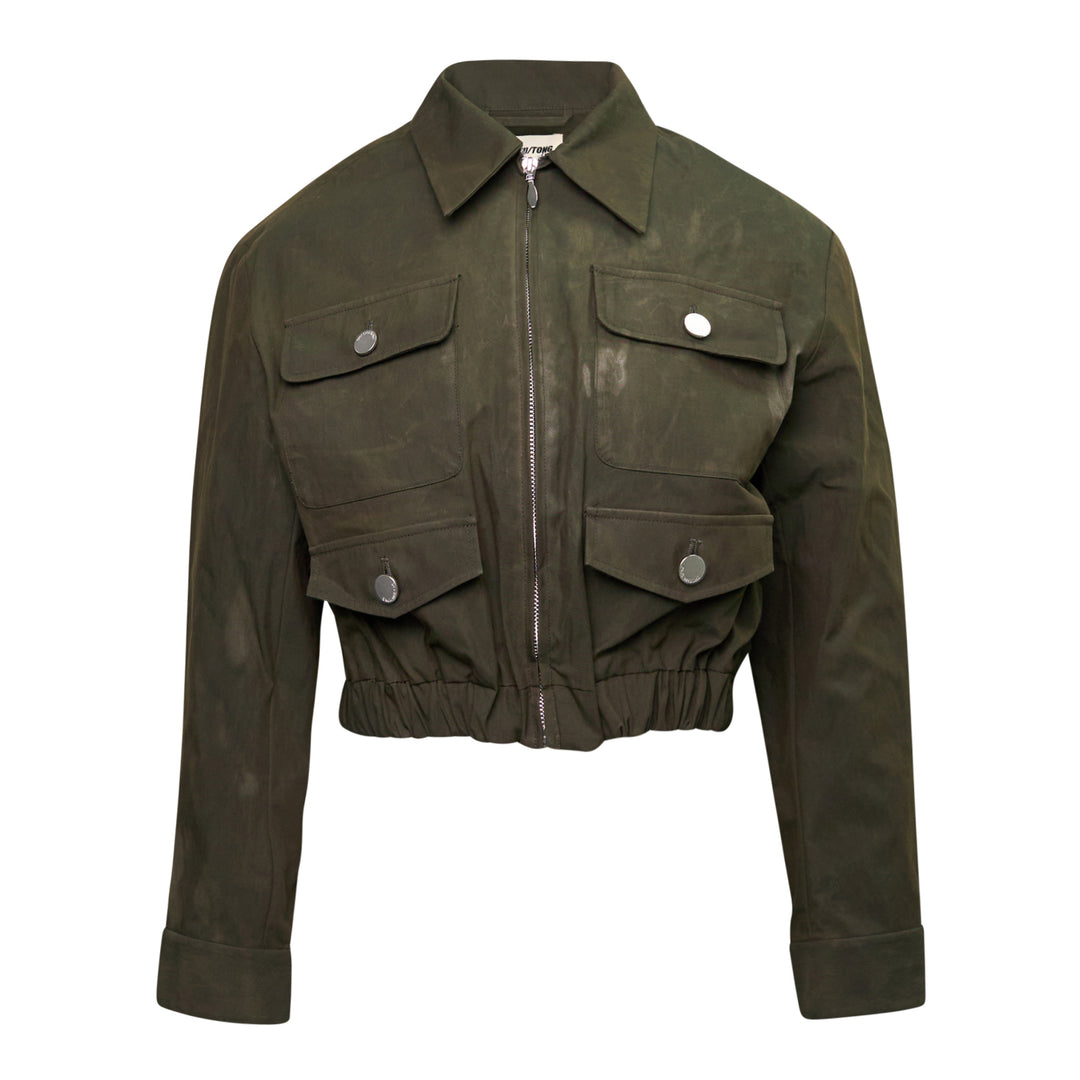 SHUSHU/TONG Multi-Pocket Utility Cropped Jacket – Available at Club 21, Official Retailer in Singapore, Malaysia & Thailand with Global Shipping Online