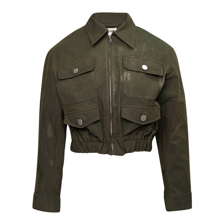 SHUSHU/TONG Multi-Pocket Utility Cropped Jacket – Available at Club 21, Official Retailer in Singapore, Malaysia & Thailand with Global Shipping Online