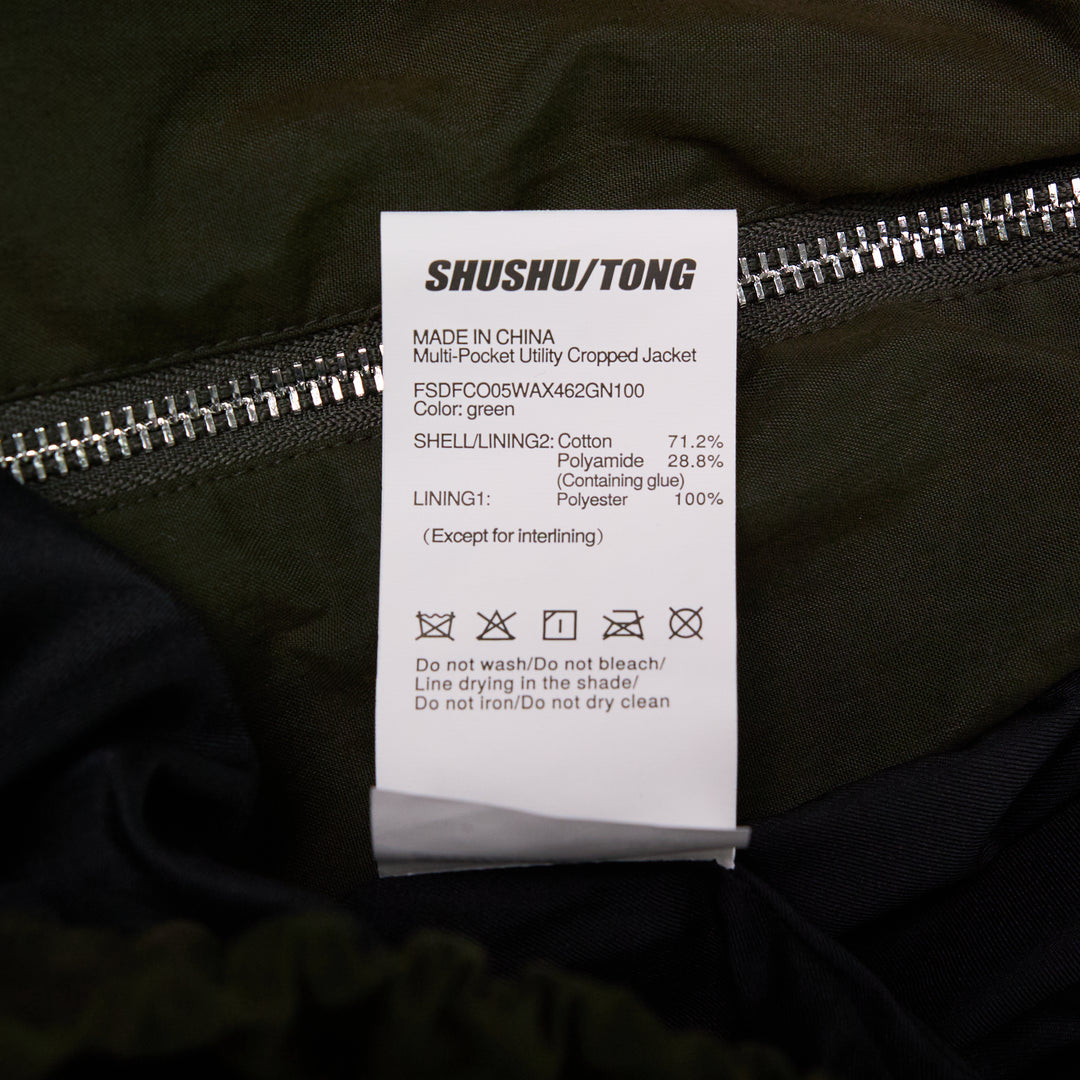 SHUSHU/TONG Multi-Pocket Utility Cropped Jacket – Available at Club 21, Official Retailer in Singapore, Malaysia & Thailand with Global Shipping Online