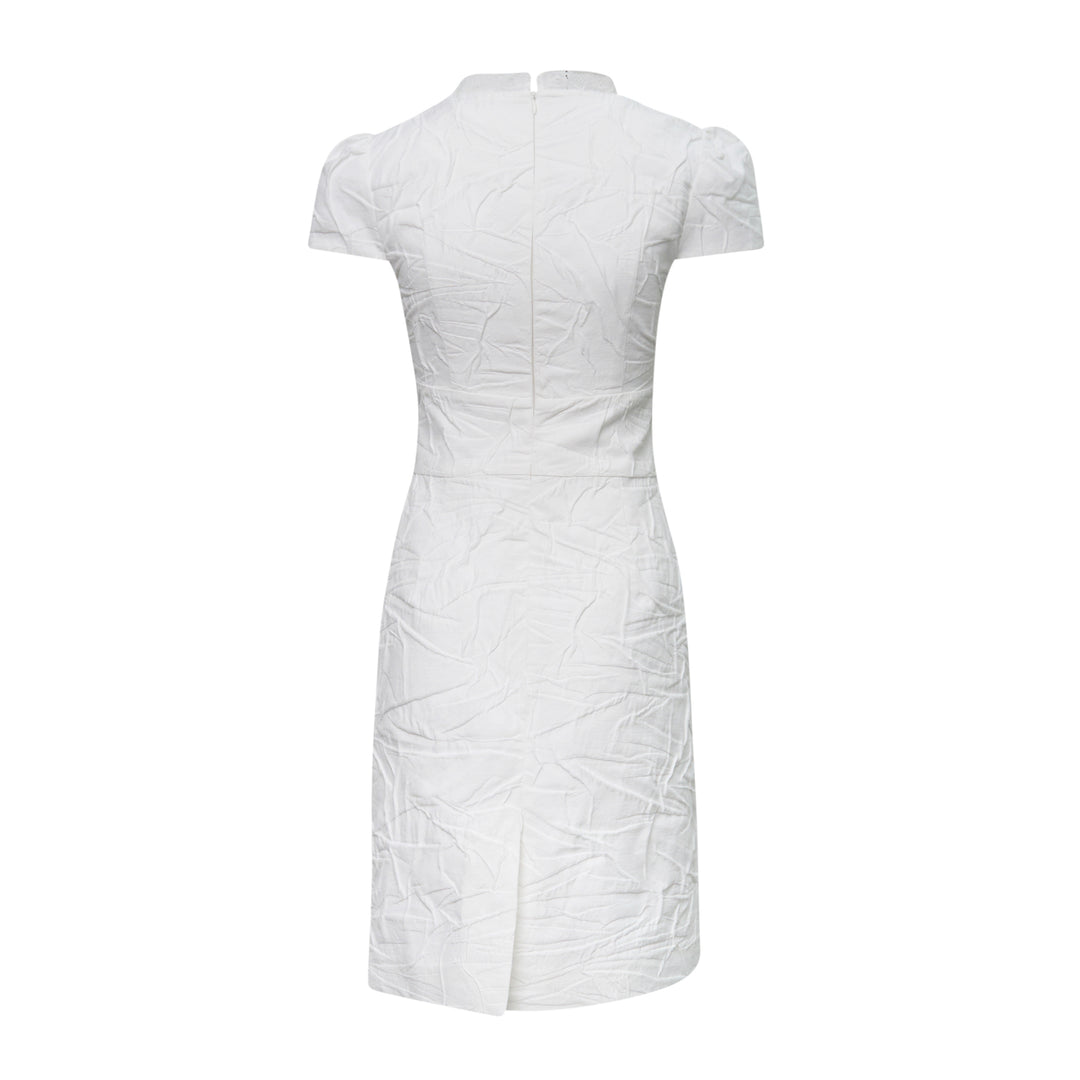 SHUSHU/TONG Lace Trim Sweetheart Neckline Dress – Available at Club 21, Official Retailer in Singapore, Malaysia & Thailand with Global Shipping Online