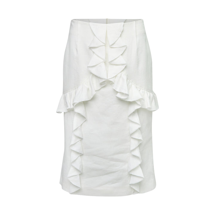 SHUSHU/TONG Ruffle Hem Flared Skirt – Available at Club 21, Official Retailer in Singapore, Malaysia & Thailand with Global Shipping Online