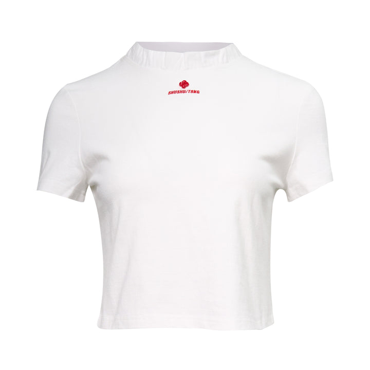 SHUSHU/TONG Wave Lace Collar T-Shirt – Available at Club 21, Official Retailer in Singapore, Malaysia & Thailand with Global Shipping Online