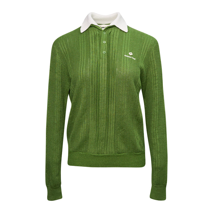 SHUSHU/TONG Contrast Collar Knit Pullover – Available at Club 21, Official Retailer in Singapore, Malaysia & Thailand with Global Shipping Online