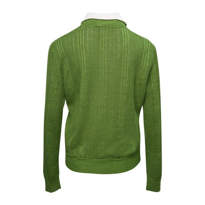 SHUSHU/TONG Contrast Collar Knit Pullover – Available at Club 21, Official Retailer in Singapore, Malaysia & Thailand with Global Shipping Online