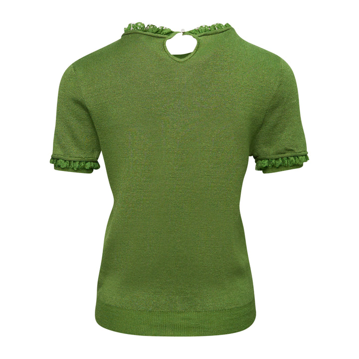 SHUSHU/TONG Raw-Edge Mock Neck Short-Sleeve Top – Available at Club 21, Official Retailer in Singapore, Malaysia & Thailand with Global Shipping Online