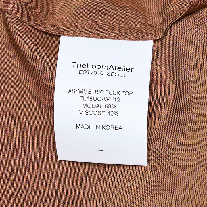 The Loom Atelier Asymmetric Tuck Top – Available at Club 21, Official Retailer in Singapore, Malaysia & Thailand with Global Shipping Online