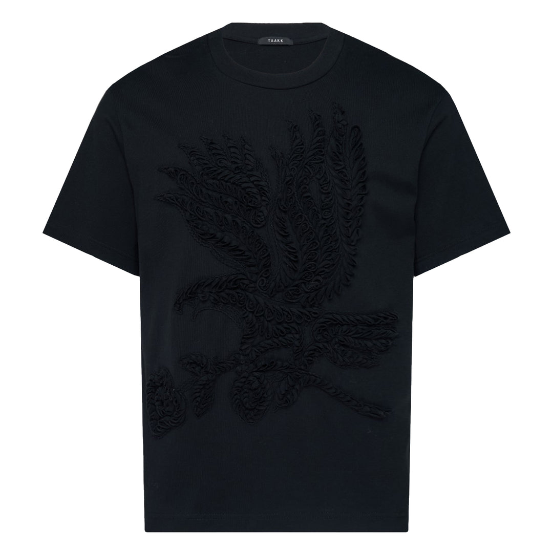 T-Shirt With Embroidered Patches