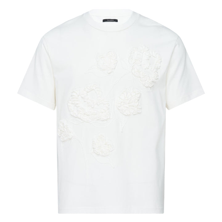 T-Shirt With Embroidered Patches