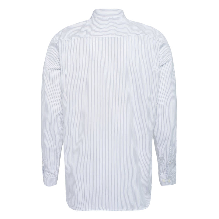 Long Sleeve Stripe Shirt With Patch Detail