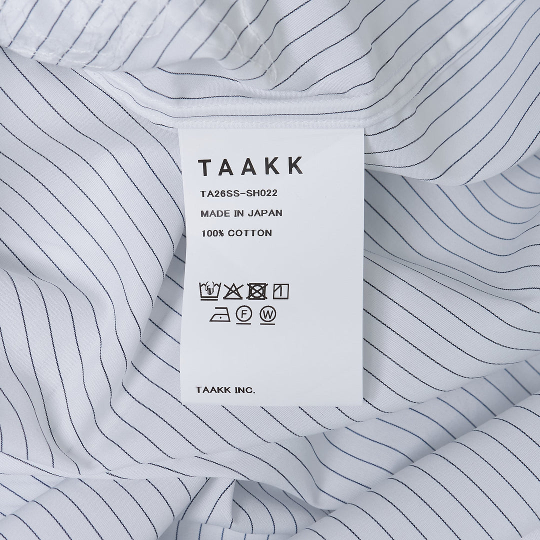 Long Sleeve Stripe Shirt With Patch Detail