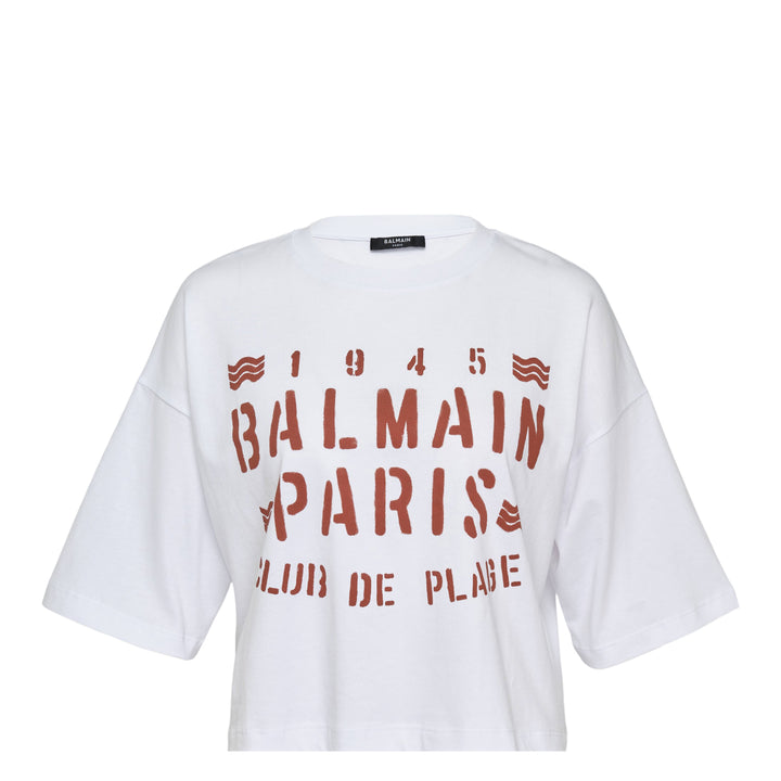 Plage Cropped Jersey Tee