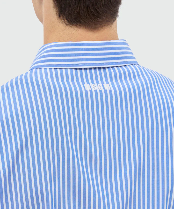 M Logo Striped Shirt