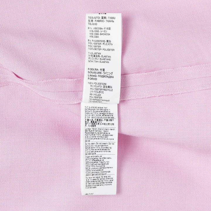 Flamed Viscose Canvas Dress