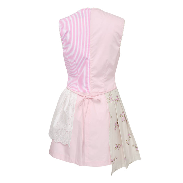 Patchwork Floral Dress