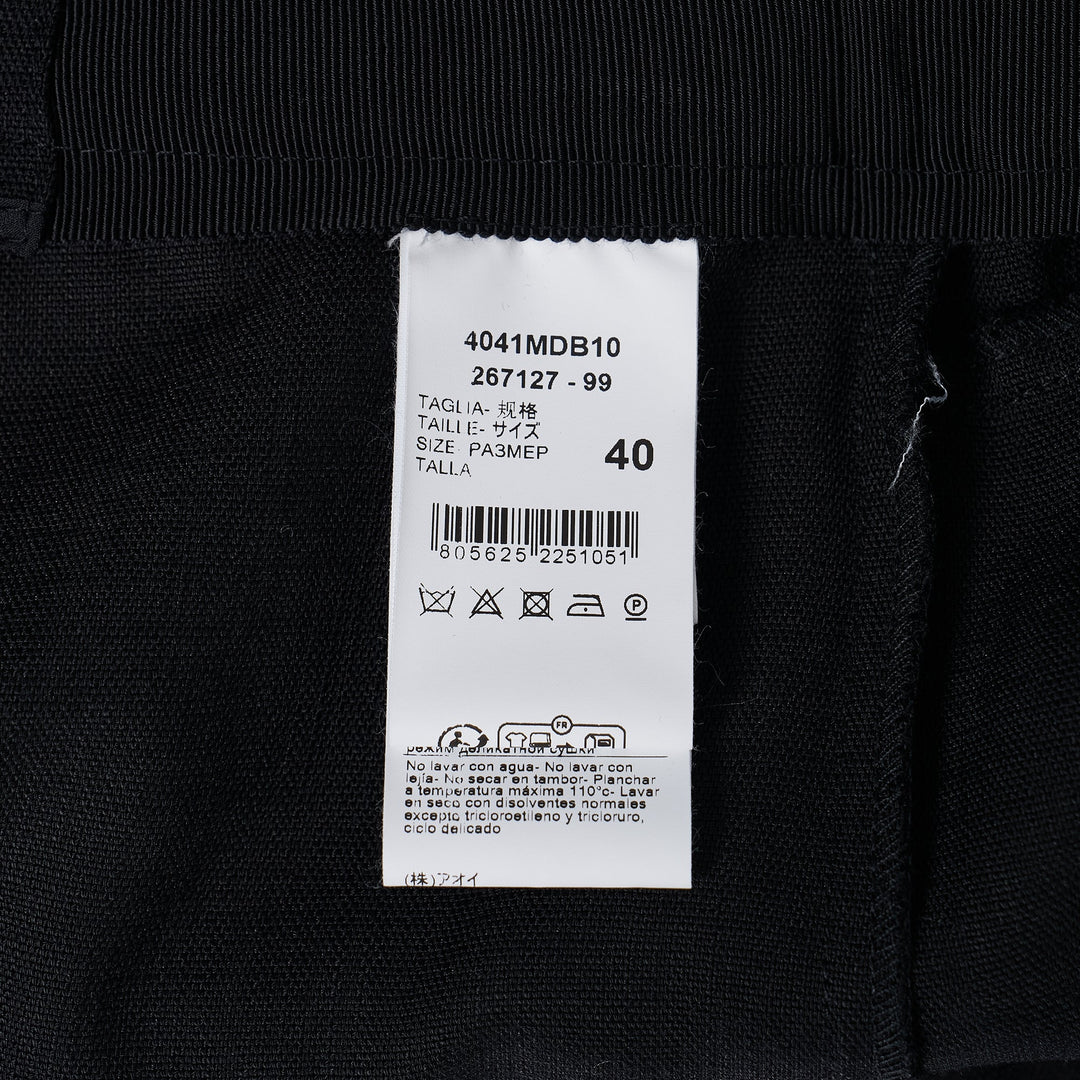 Flamed Viscose Canvas Shorts