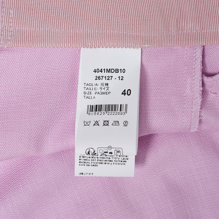 Flamed Viscose Canvas Shorts