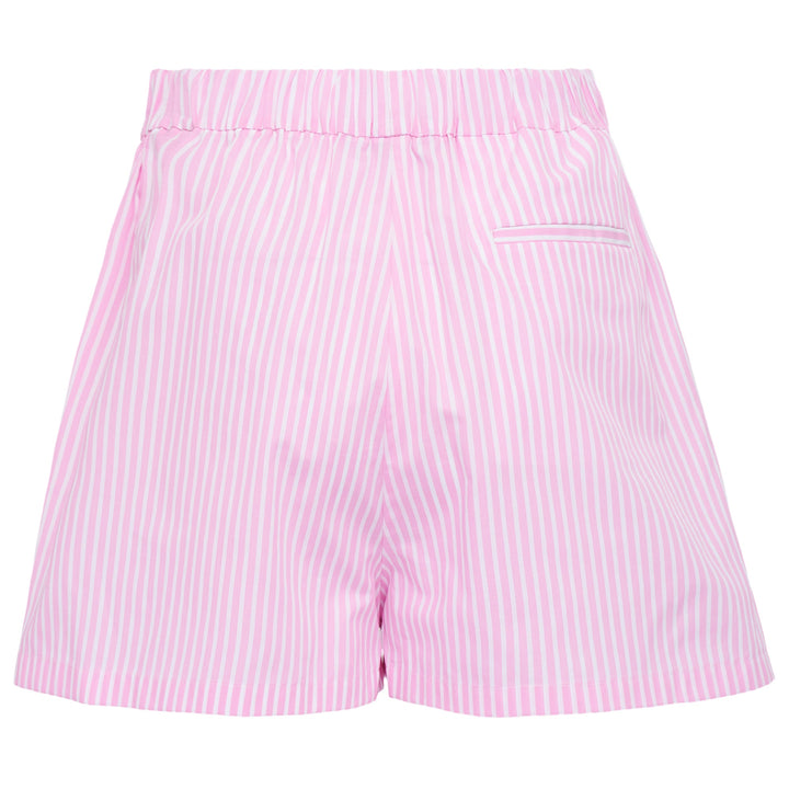 Striped Cotton Pop Shorts