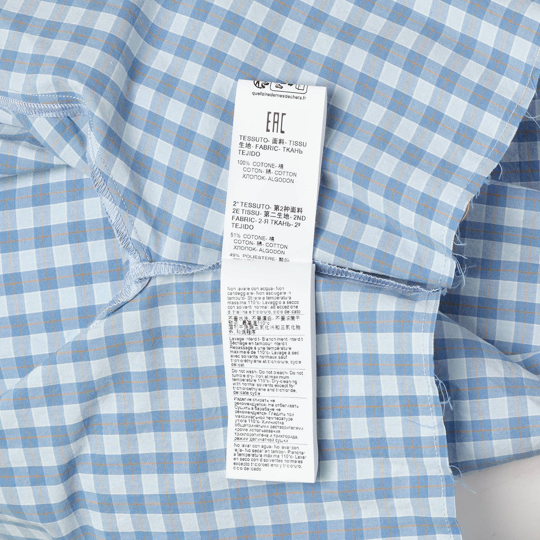 Cropped Checked Shirt