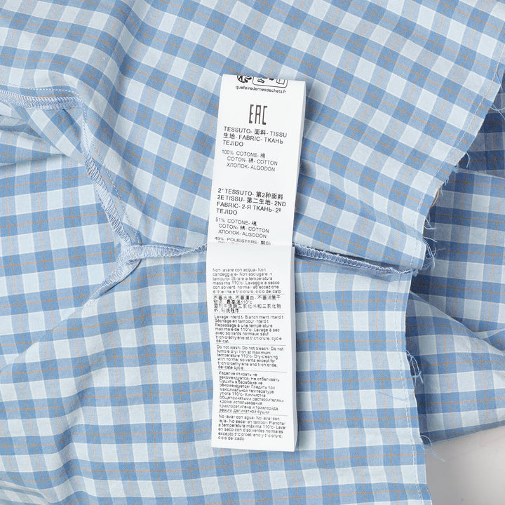Cropped Checked Shirt