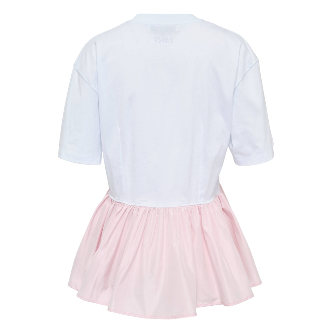 Two Colors Flared T-Shirt